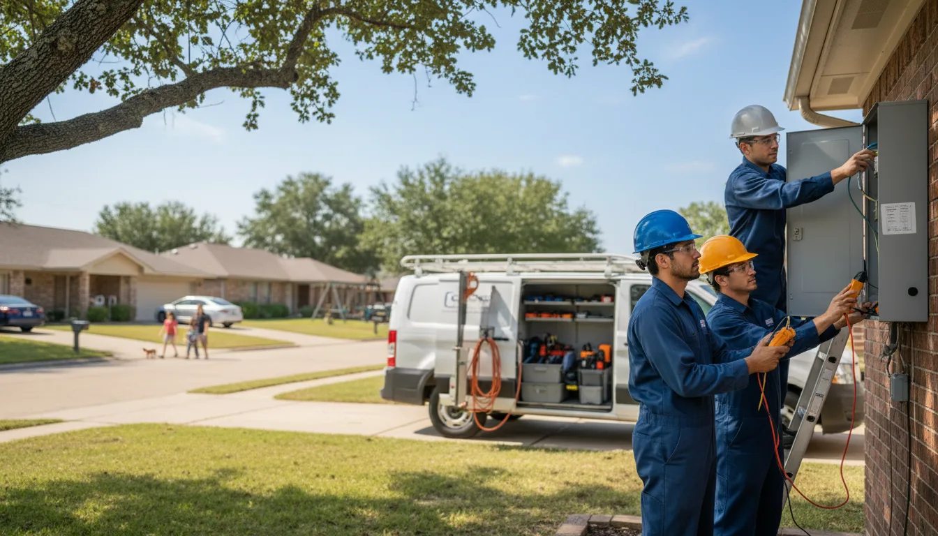 Certified electrician providing emergency electrical services in Worley, ID